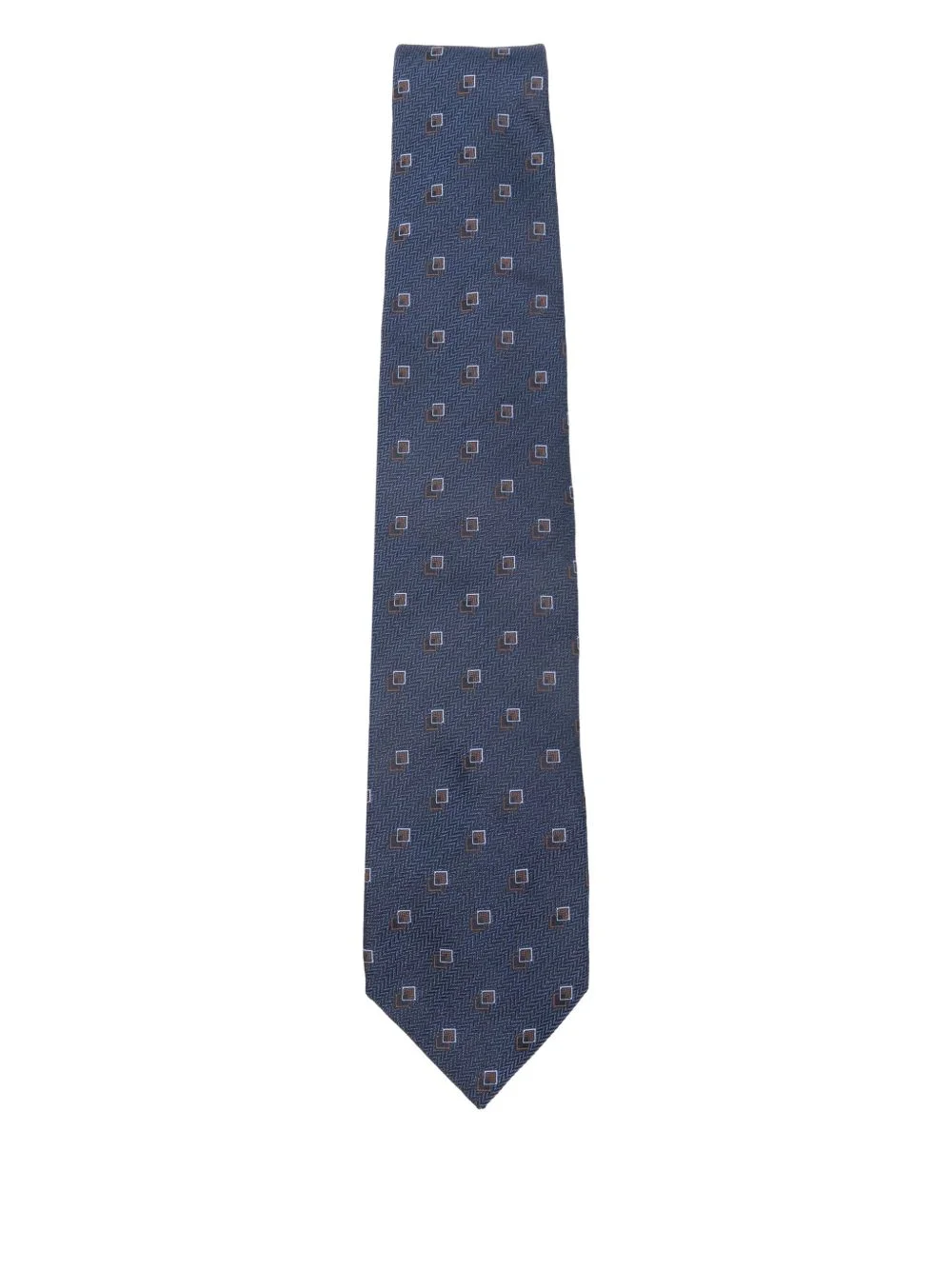 square-pattern tie - 1