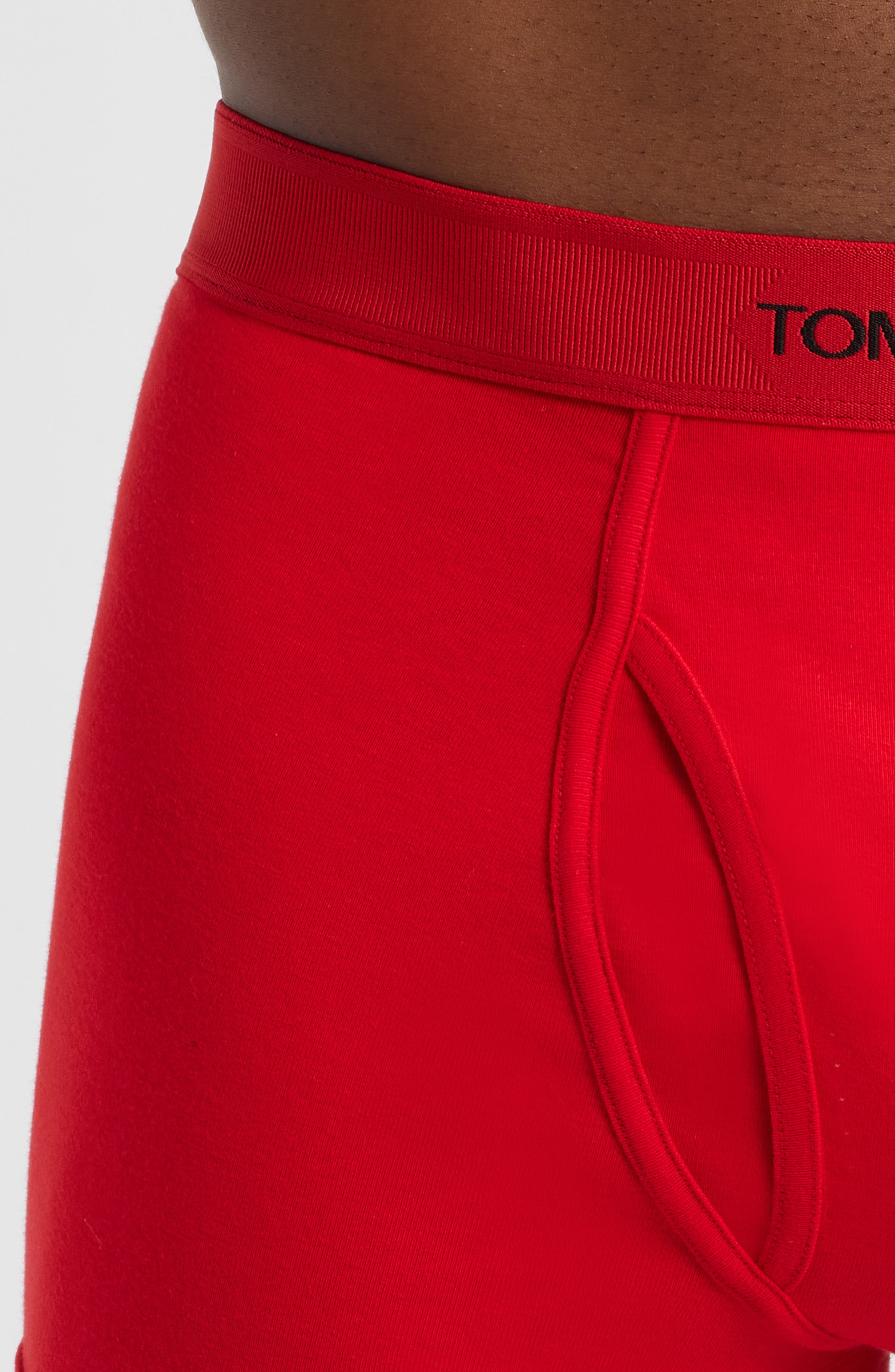 TOM FORD Cotton Stretch Jersey Boxer Briefs in Scarlet at Nordstrom - 4
