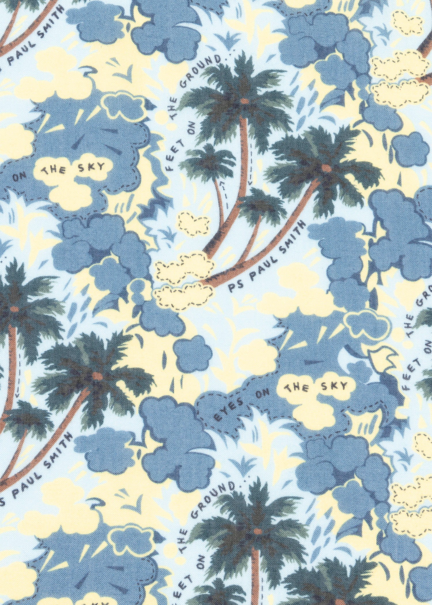 Blue 'Eyes On The Sky' Print Scarf - 3