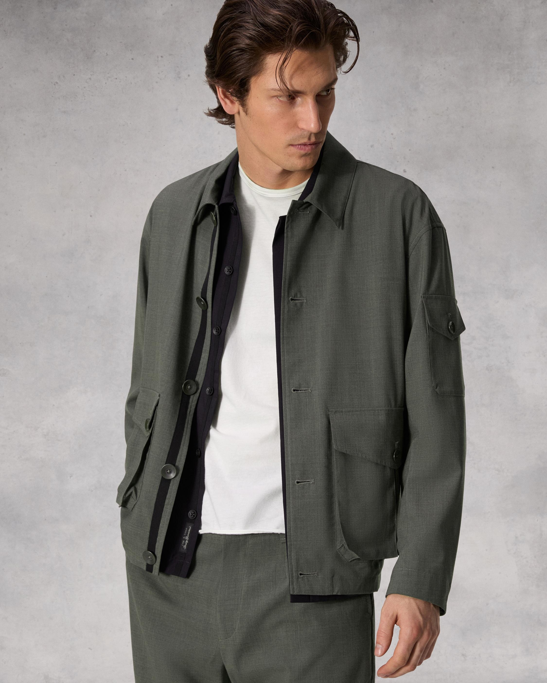 Cade Tropical Wool Jacket
Oversized Fit - 8