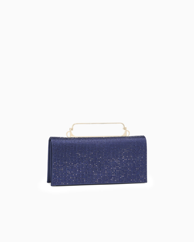 GIORGIO ARMANI SATIN AND RHINESTONE CLUTCH BAG outlook