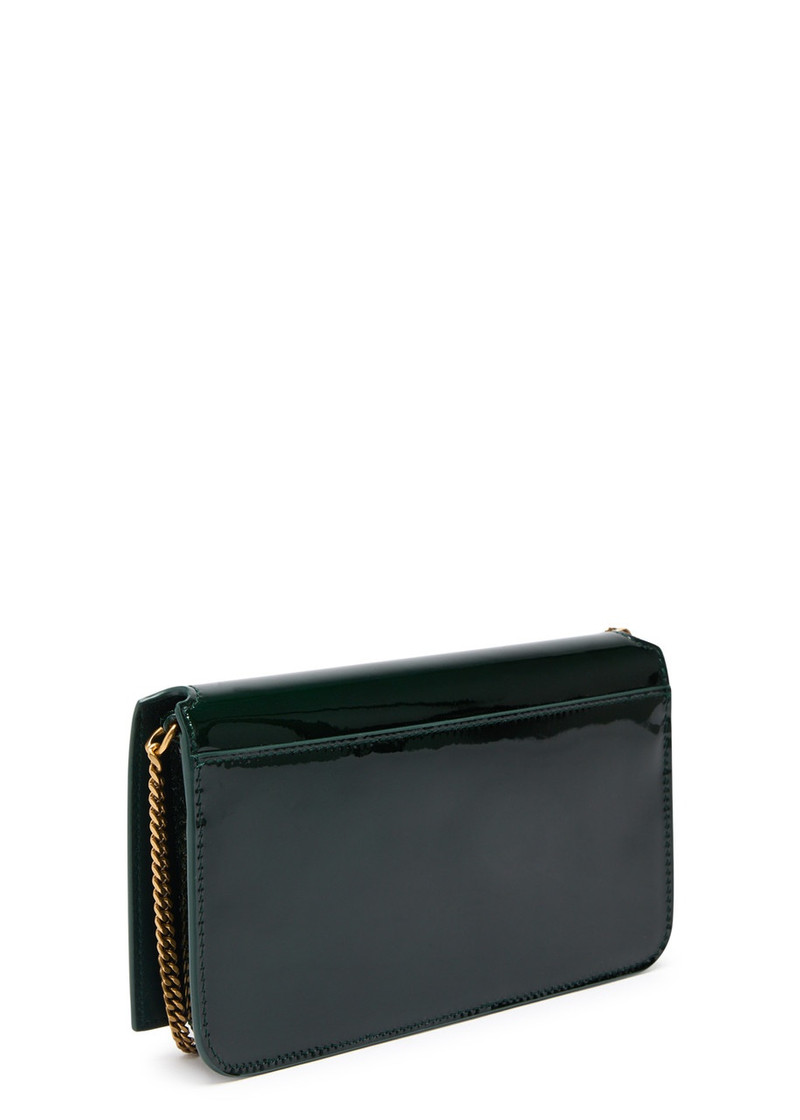SAINT LAURENT Saint Laurent Cassandre Patent Leather Phone Case outlook