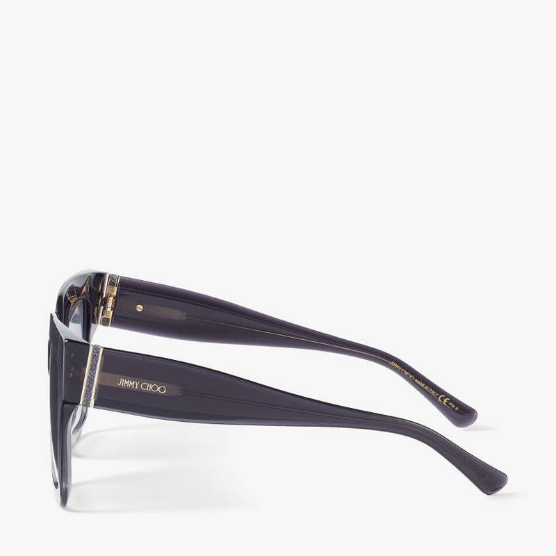 Edna
Grey Square-Frame Sunglasses 2