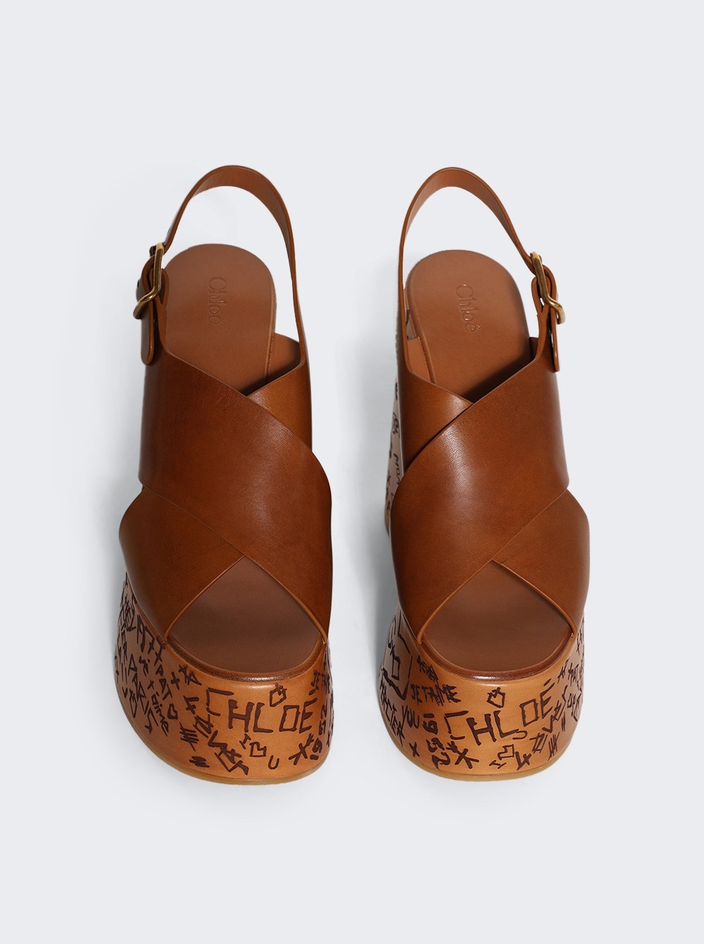 Maxime Wedge Sandal Ginger Brown - 4