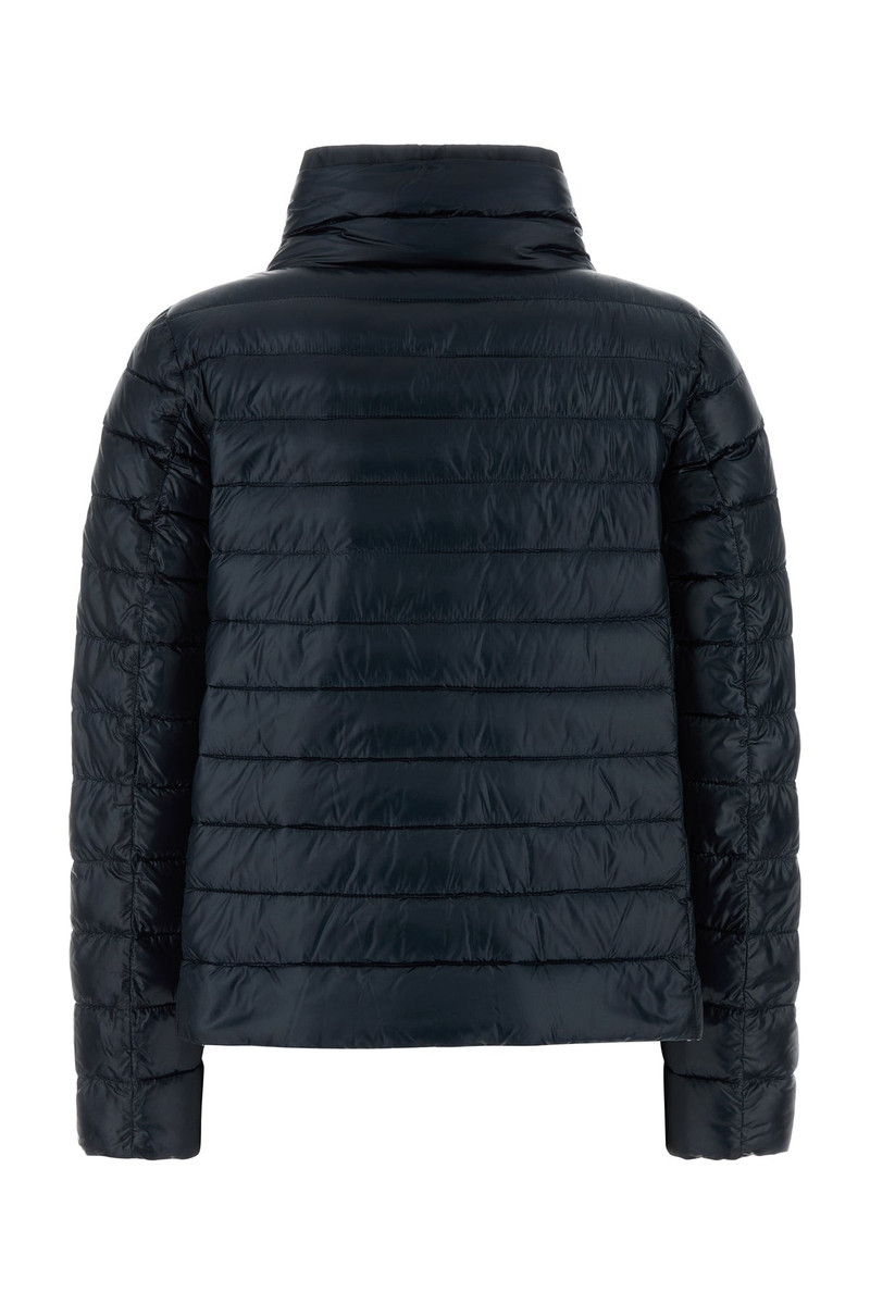 Herno Midnight blue nylon reversible down jacket outlook