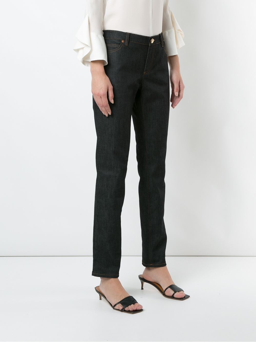 Rockstud straight-leg jeans - 3