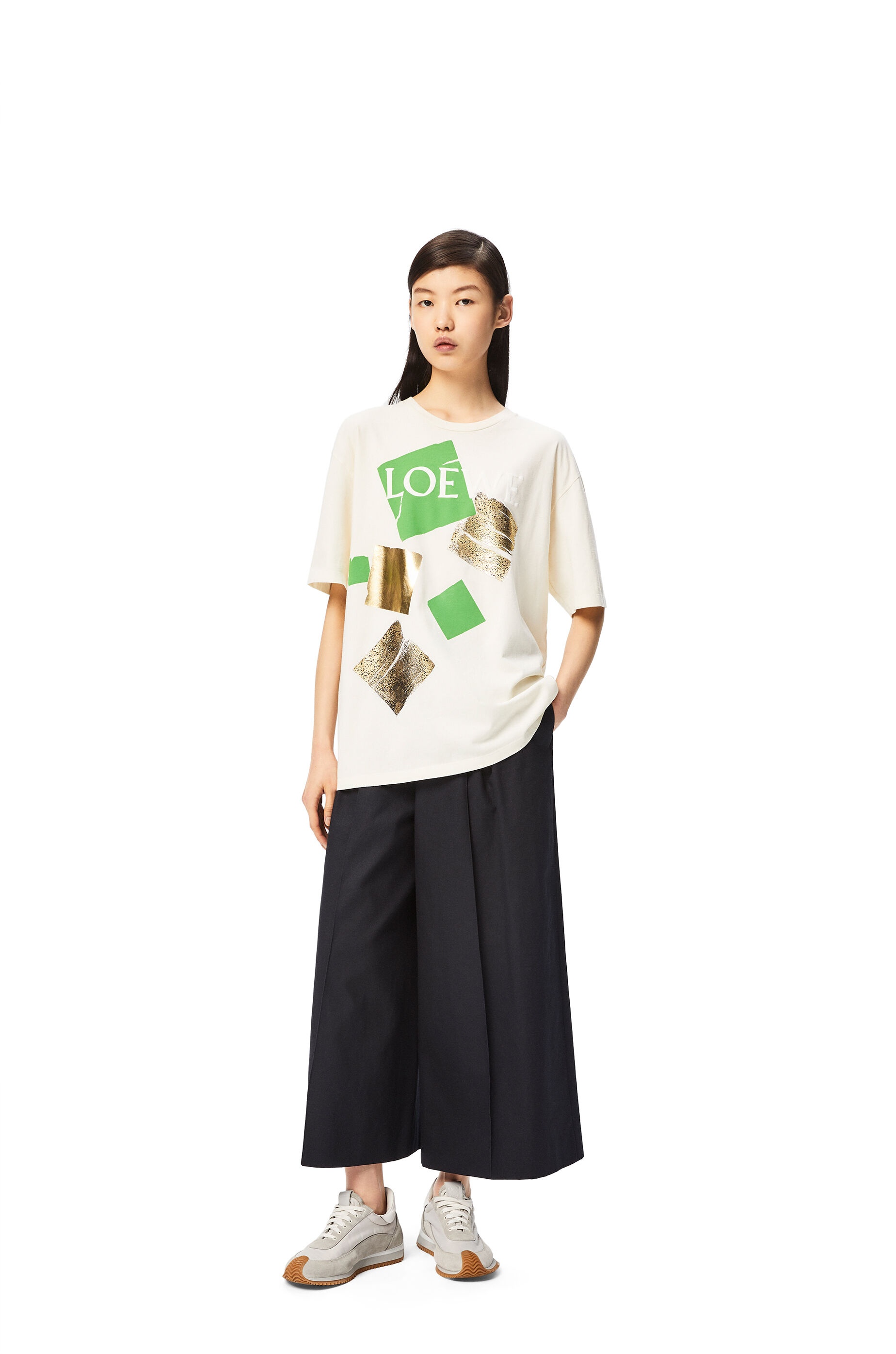 LOEWE squares T-shirt in cotton - 2