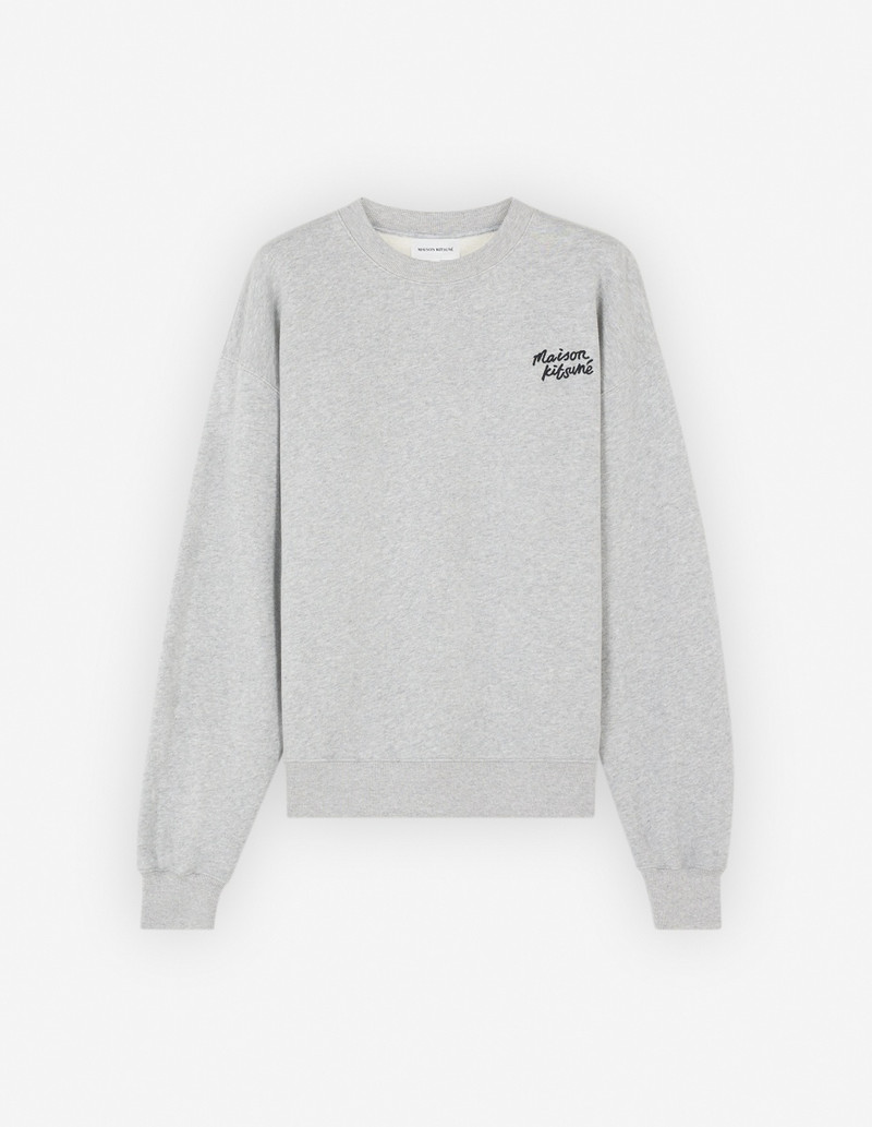 MAISON KITSUNE HANDWRITING COMFORT SWEATSHIRT - 1