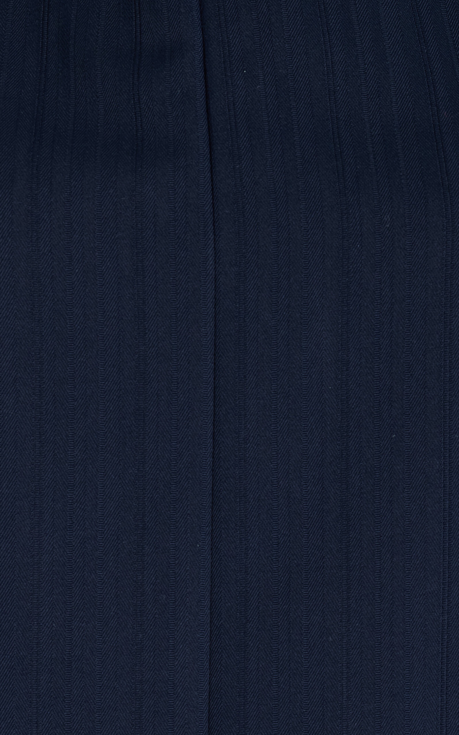 Marin Asymmetric-Neckline Lacquered Top navy - 6