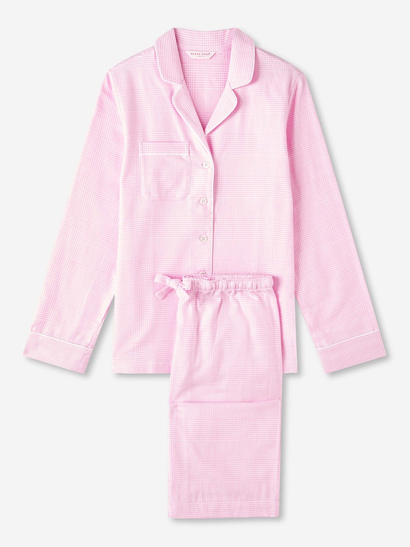 Women's Pyjamas Kelburn 32 Brushed Cotton Pink - 1