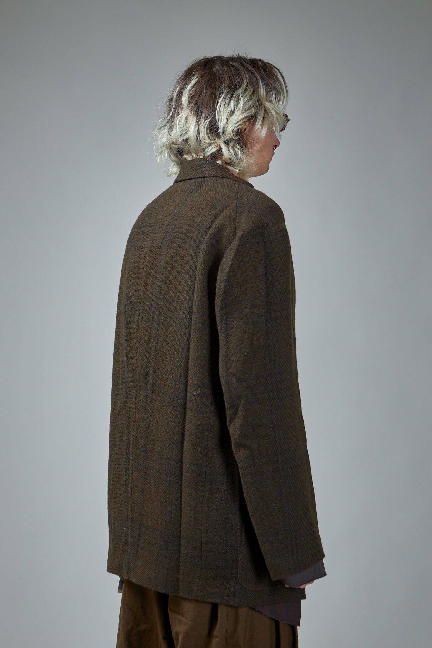 Single Breasted Blazer With Scholar Print - 4