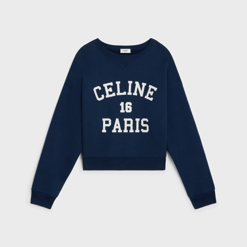 celine paris 16 sweatshirt in cotton fleece 1