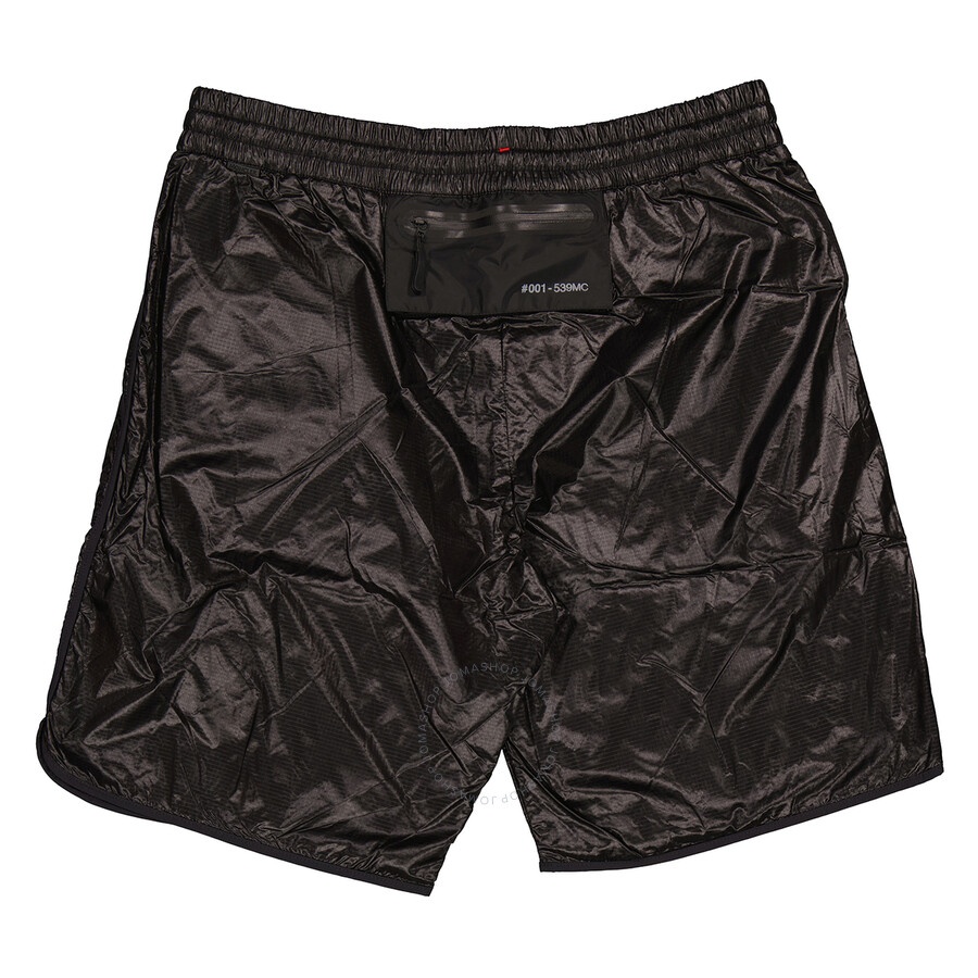 Moncler Men's Black Grenoble Drawstring Track Shorts - 2