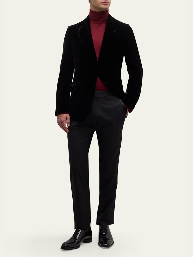 TOM FORD Men's Wool-Silk Velvet Cocktail Jacket outlook