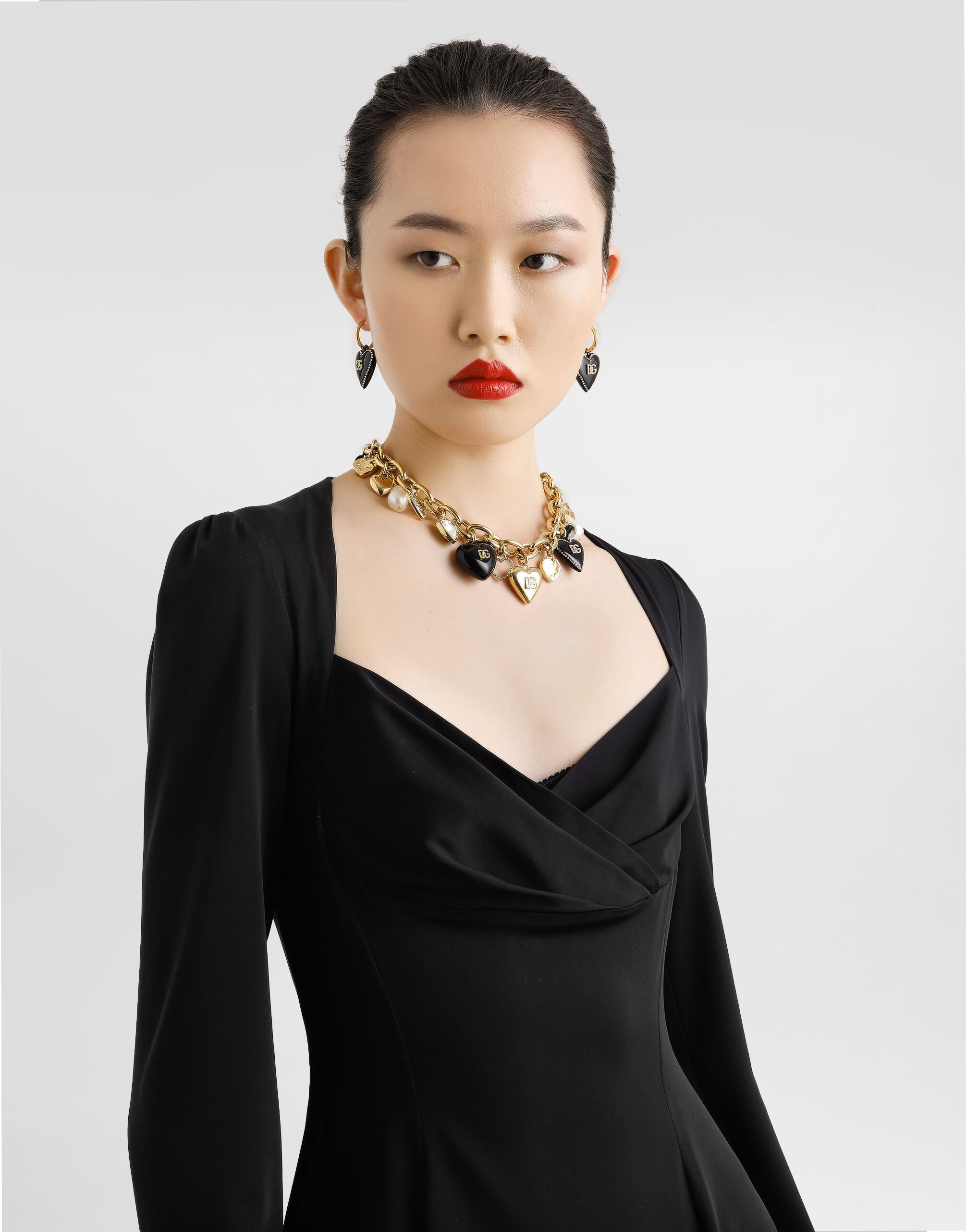 Godet line cady dress - 4