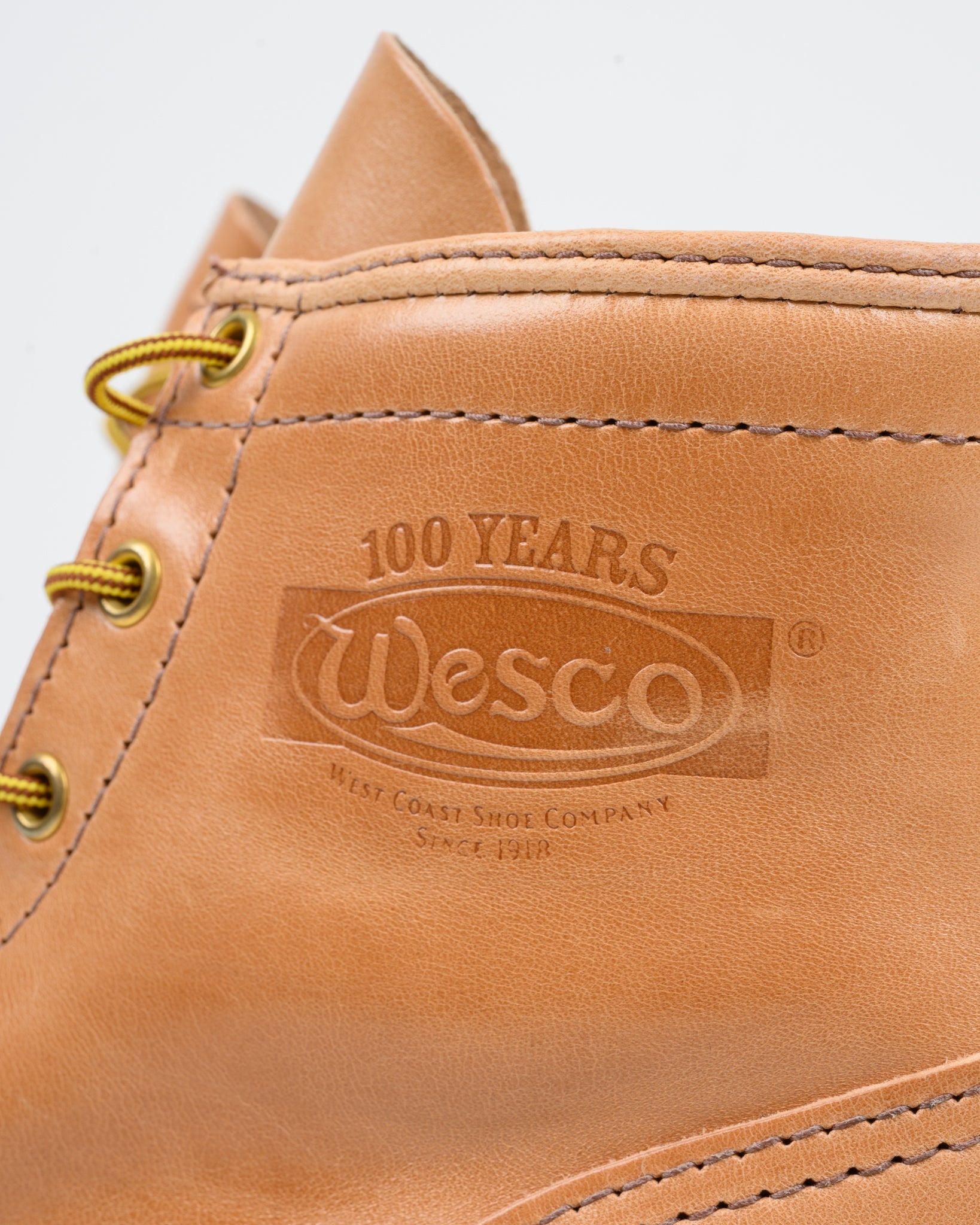 IRON HEART INT'L X WESCO® 7" TOE CAP BOOT - THE "GUILDSMAN" - NATURAL HORSEHIDE - 8