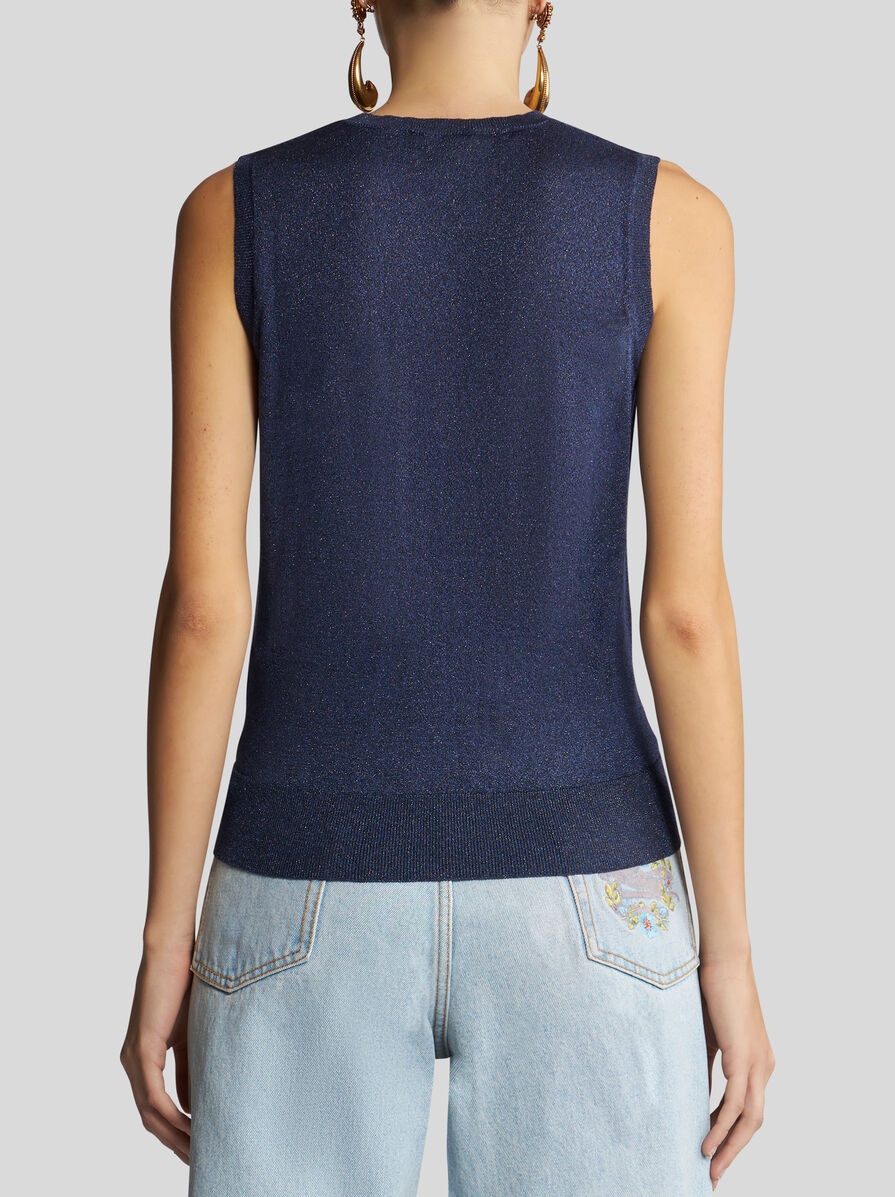 KNIT VEST TOP - 4