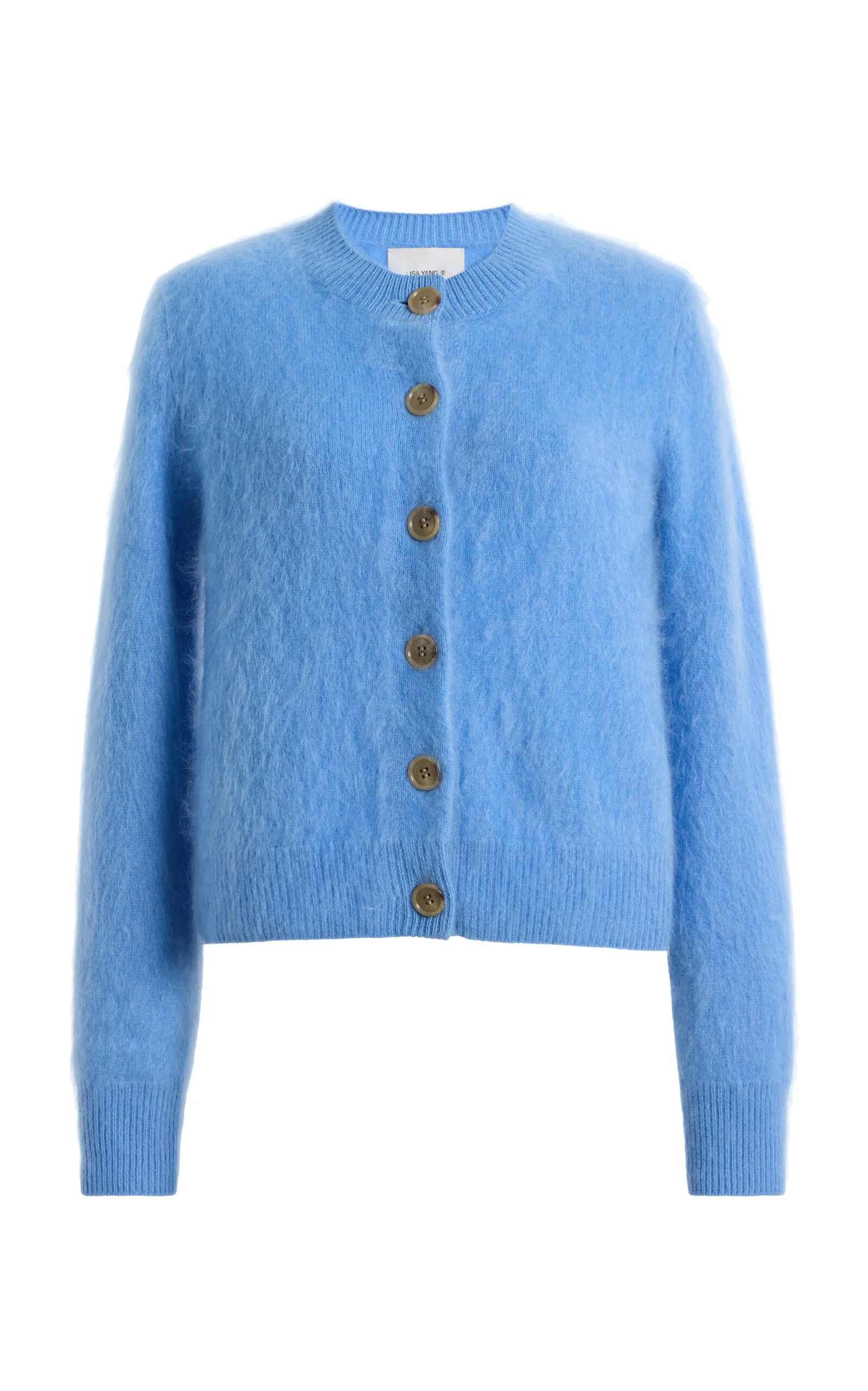 Azalea Brushed Cashmere Cardigan - 1