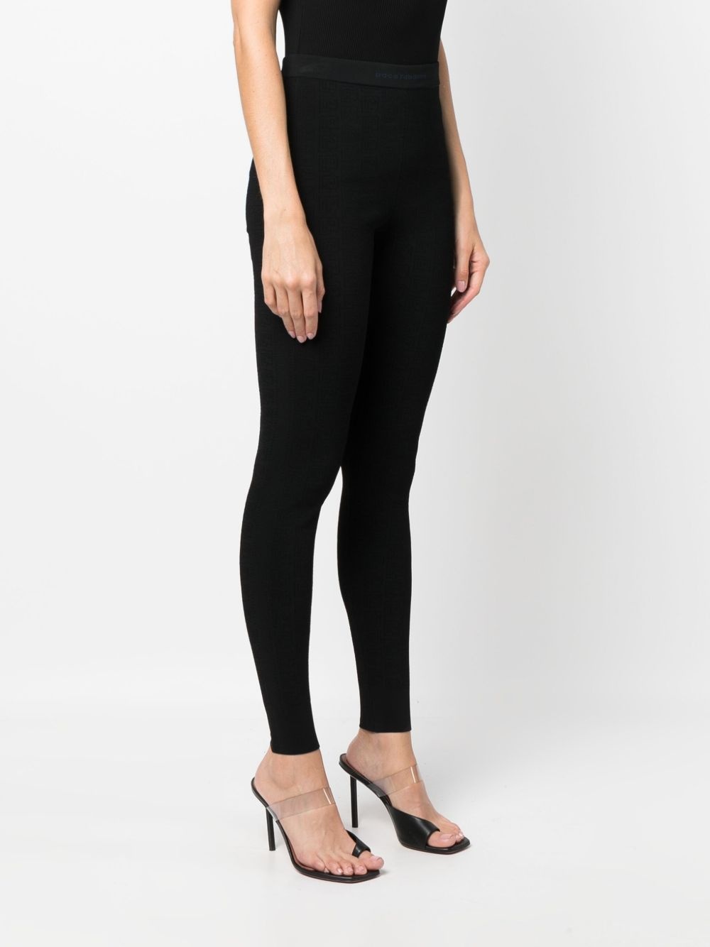 logo-waistband leggings - 3