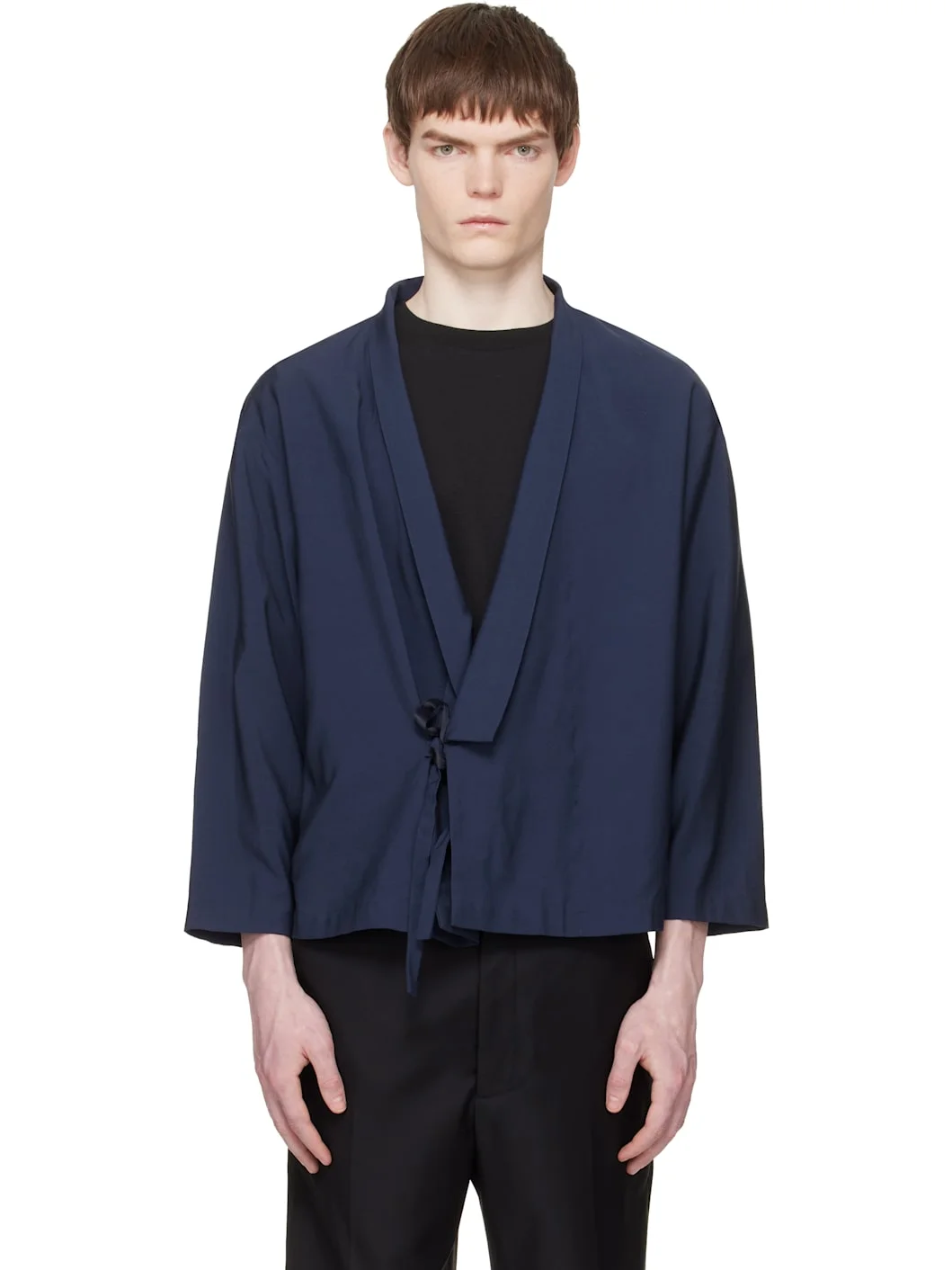 Navy Kenzo Paris Kimono Jacket - 1