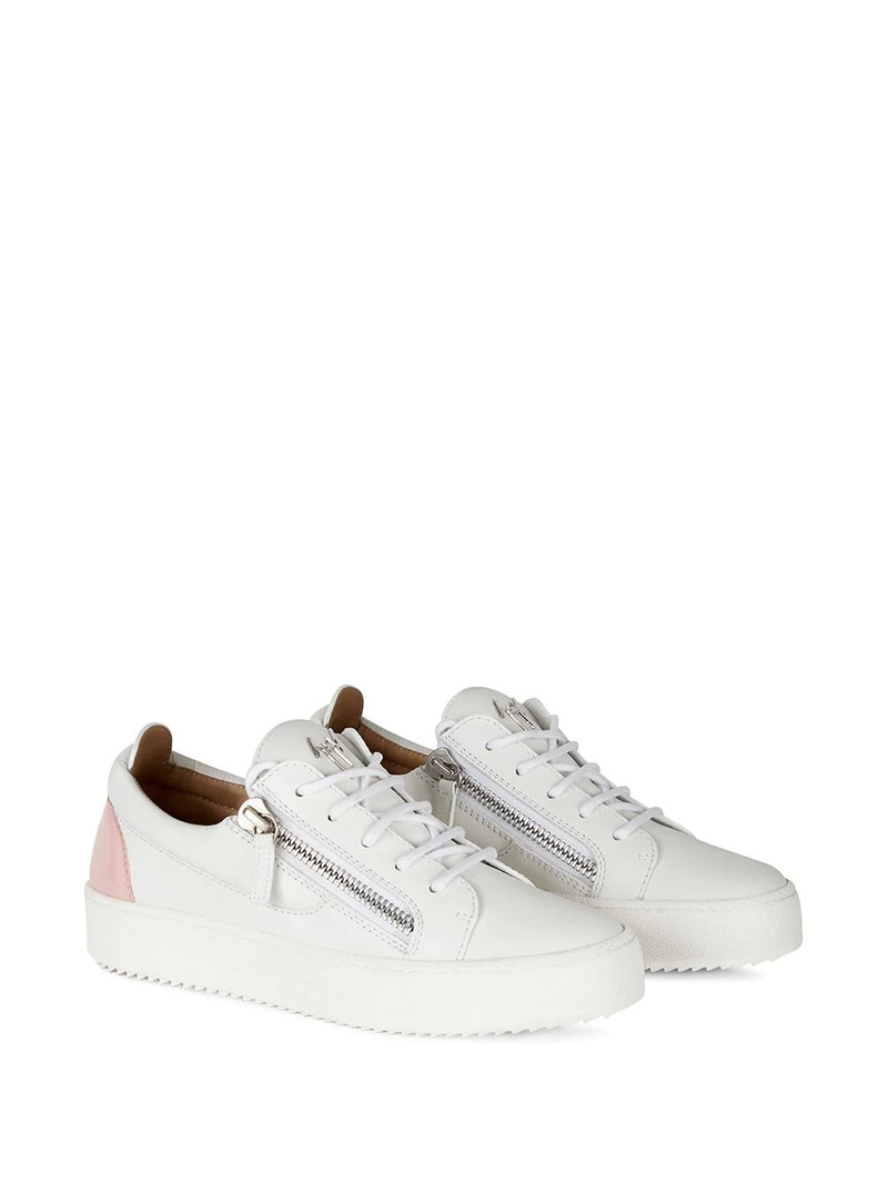 Giuseppe Zanotti double side zip sneakers outlook