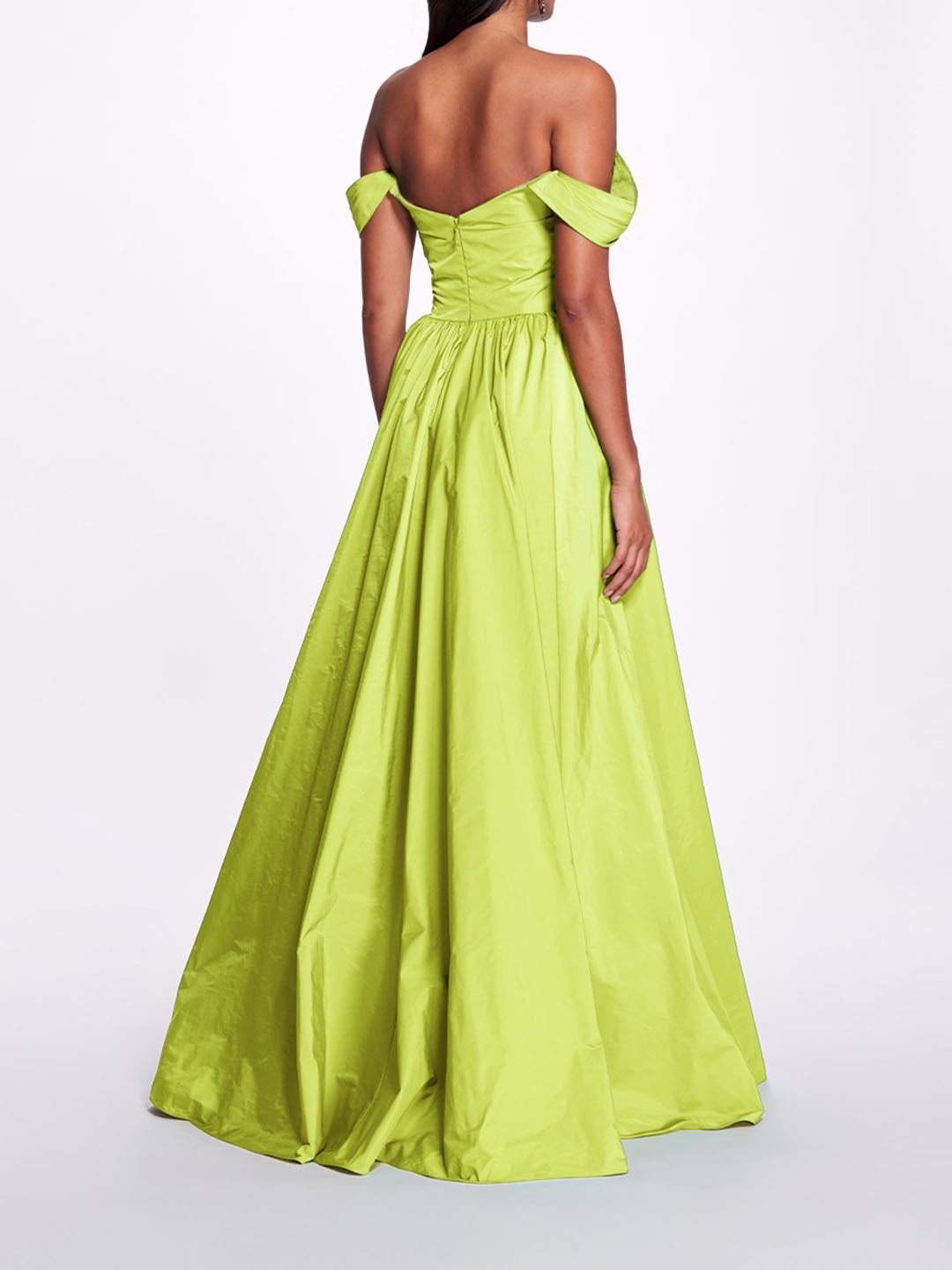 TWIST TAFFETA GOWN - 2