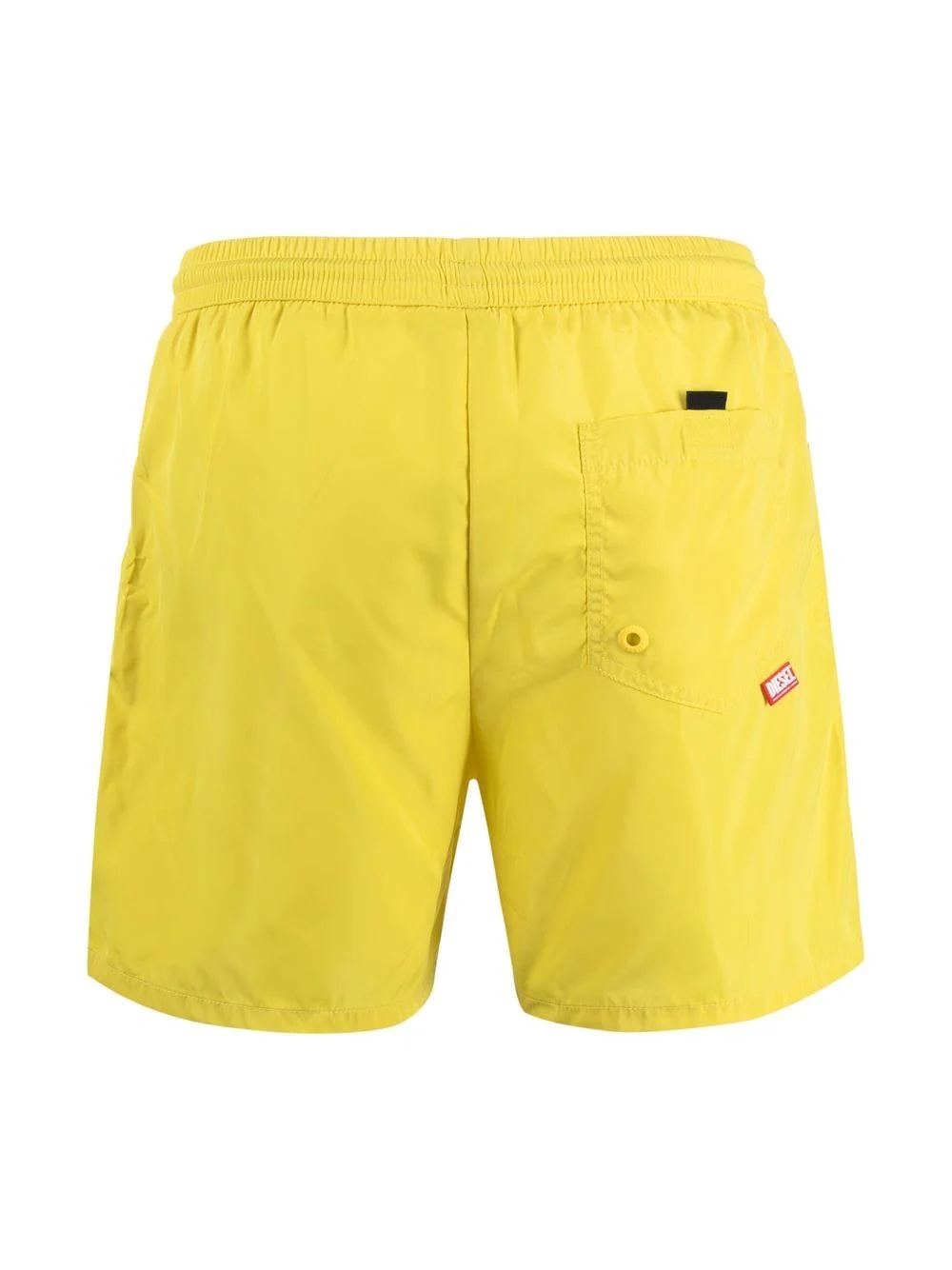 logo-patch drawstring-waist swim shorts - 2