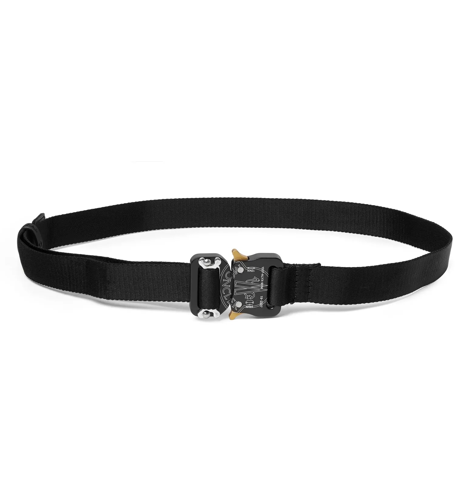 6 Moncler 1017 ALYX 9SM Black 2cm Webbing Belt - 1