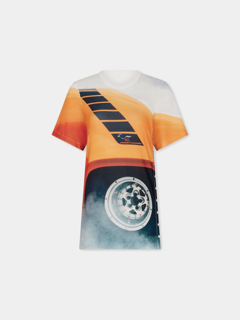 SLEEVELESS TOP "FAST CARS" IN JERSEY 1