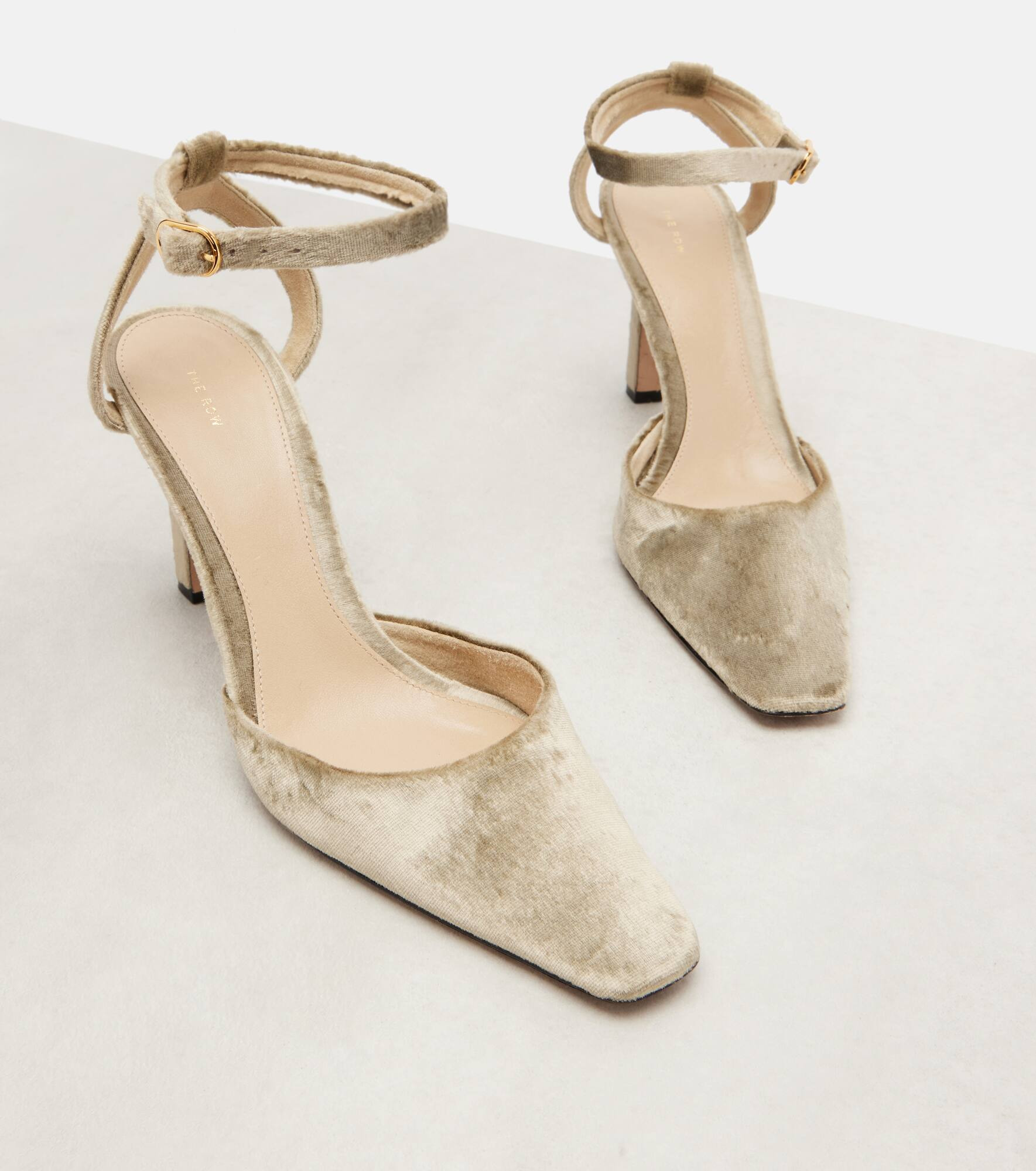 Carla 80 velvet pumps - 5