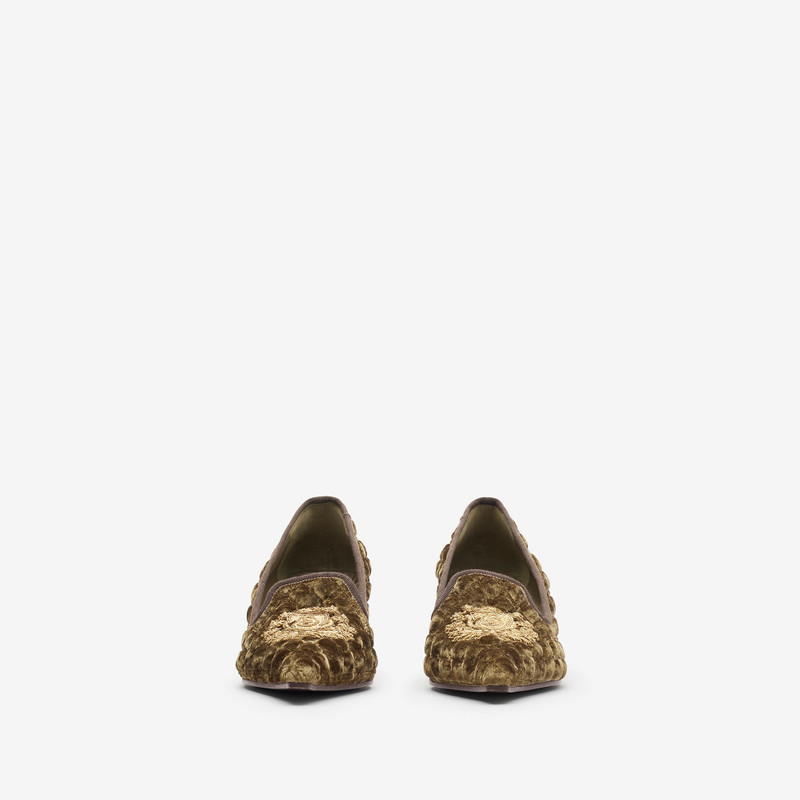 Burberry Quilted Velvet Cameo Slippers​ outlook