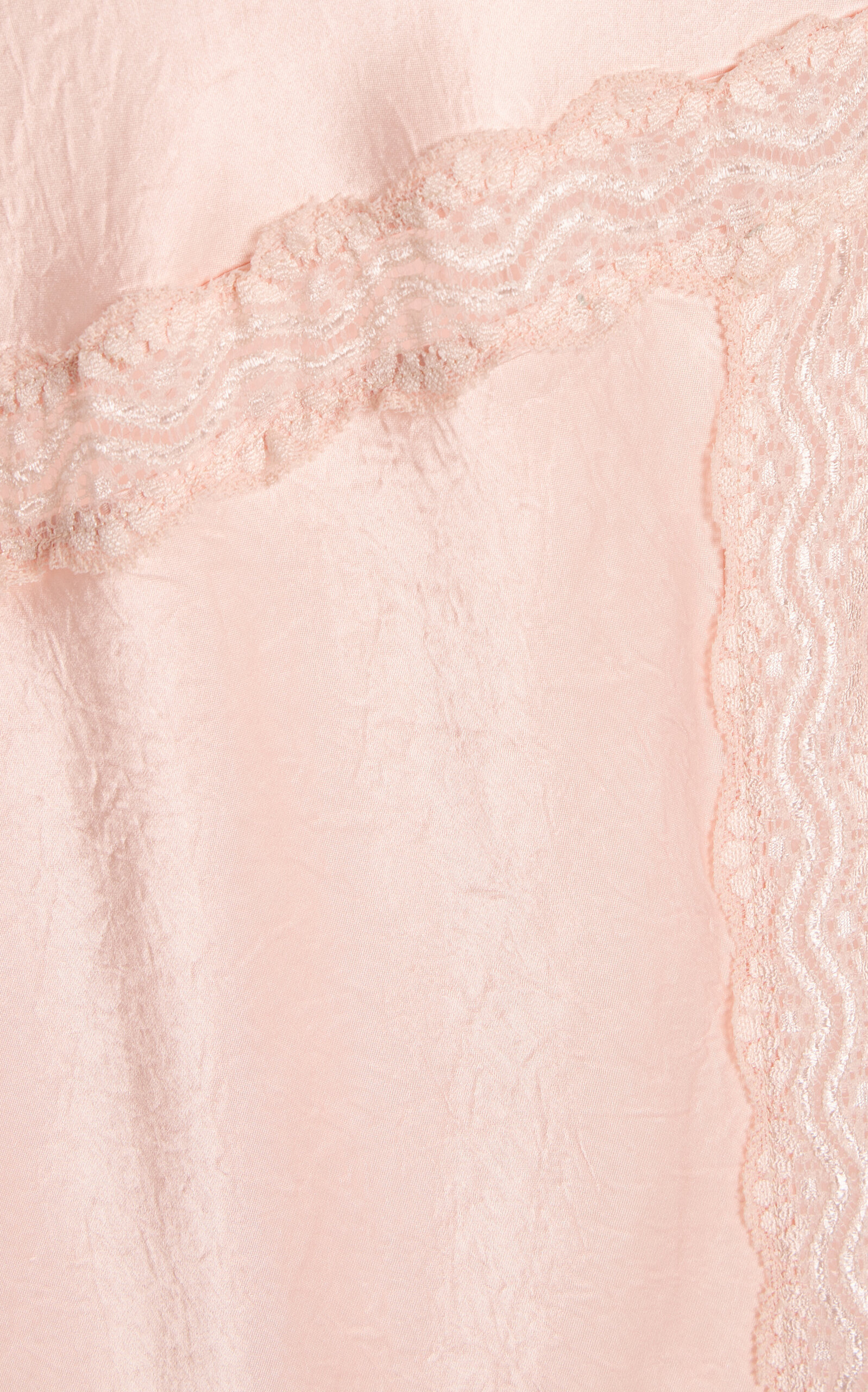 Exclusive Lace-Detailed Crushed-Satin Maxi Slip Dress pink - 5