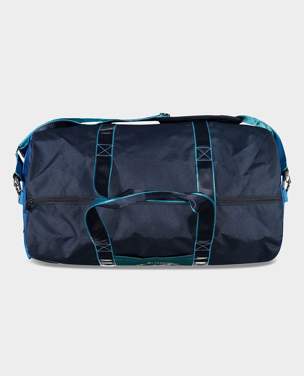 Color Block Duffle With Embroidered Logo - 4