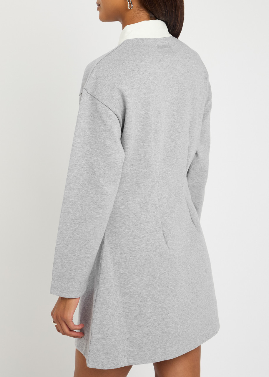 JW Anderson Long Sleeve Polo Cotton-blend Mini Dress - 3