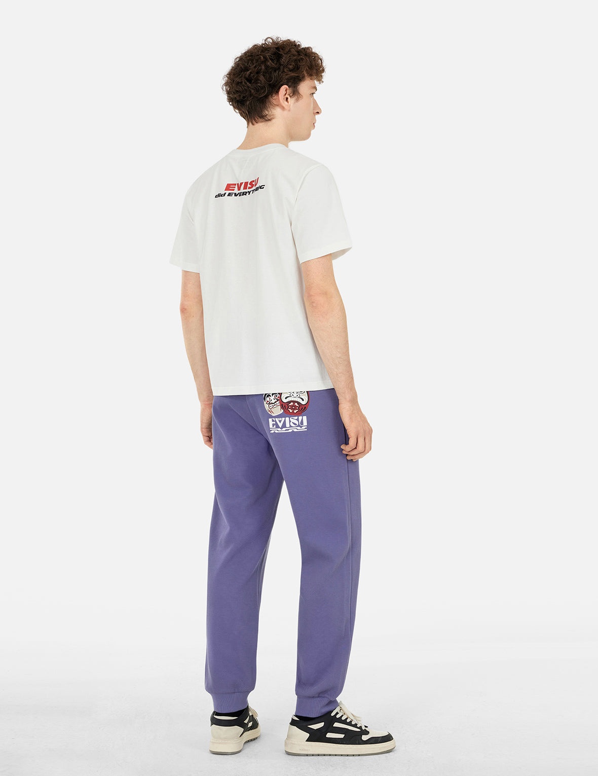Totem Daruma Print Straight Fit Sweatpants - 4
