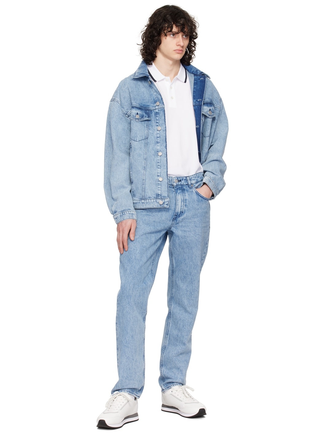 Blue Relaxed-Fit Jeans - 4