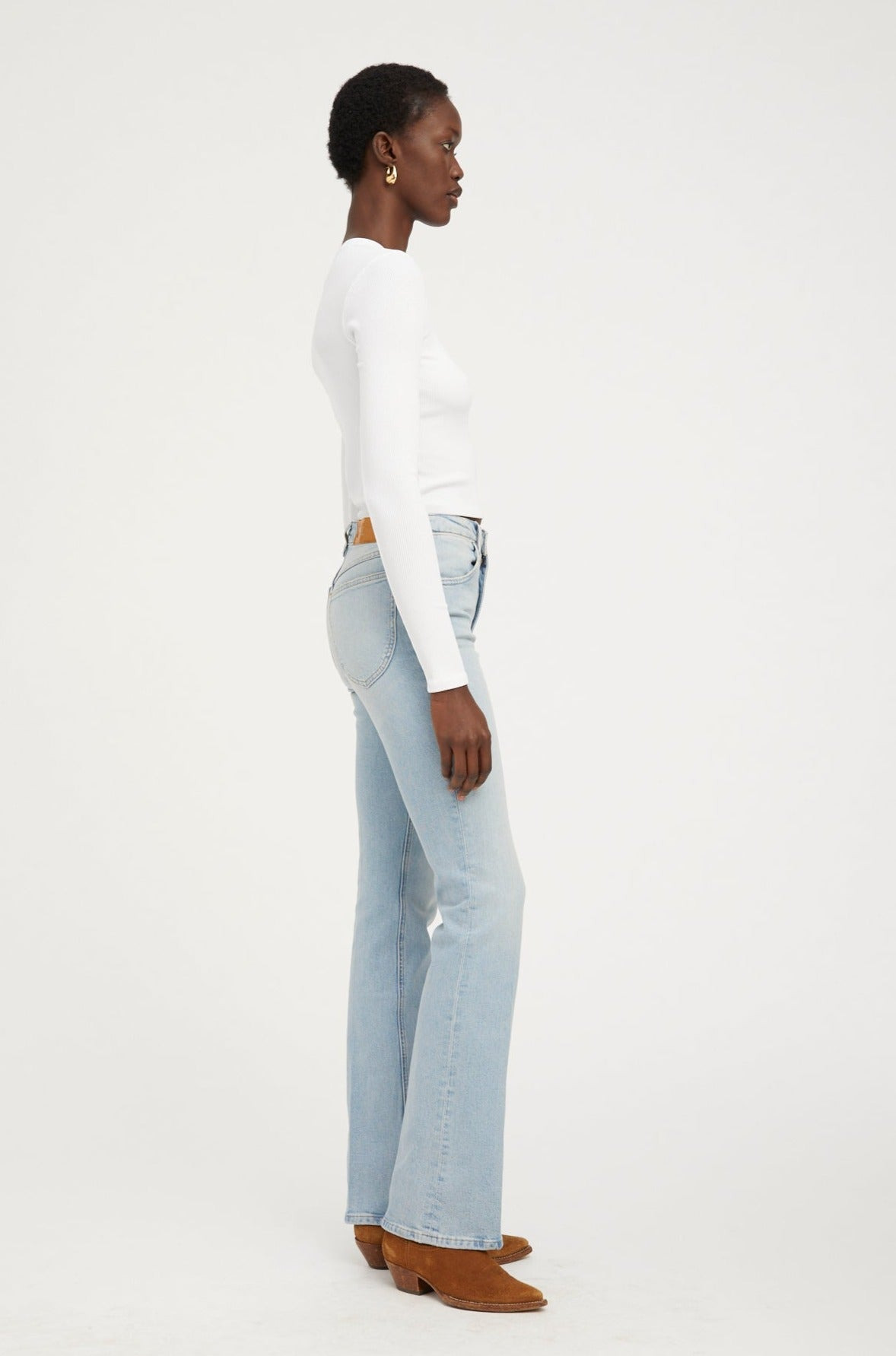 FRANÇOISE MICRO FLARE DENIM - 8