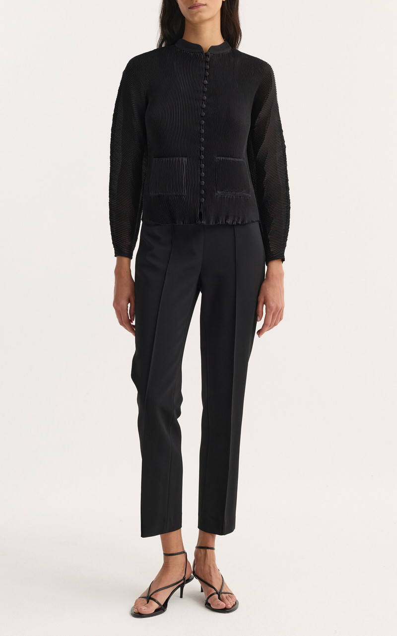 RÓHE Cigarette-Leg Trousers black outlook