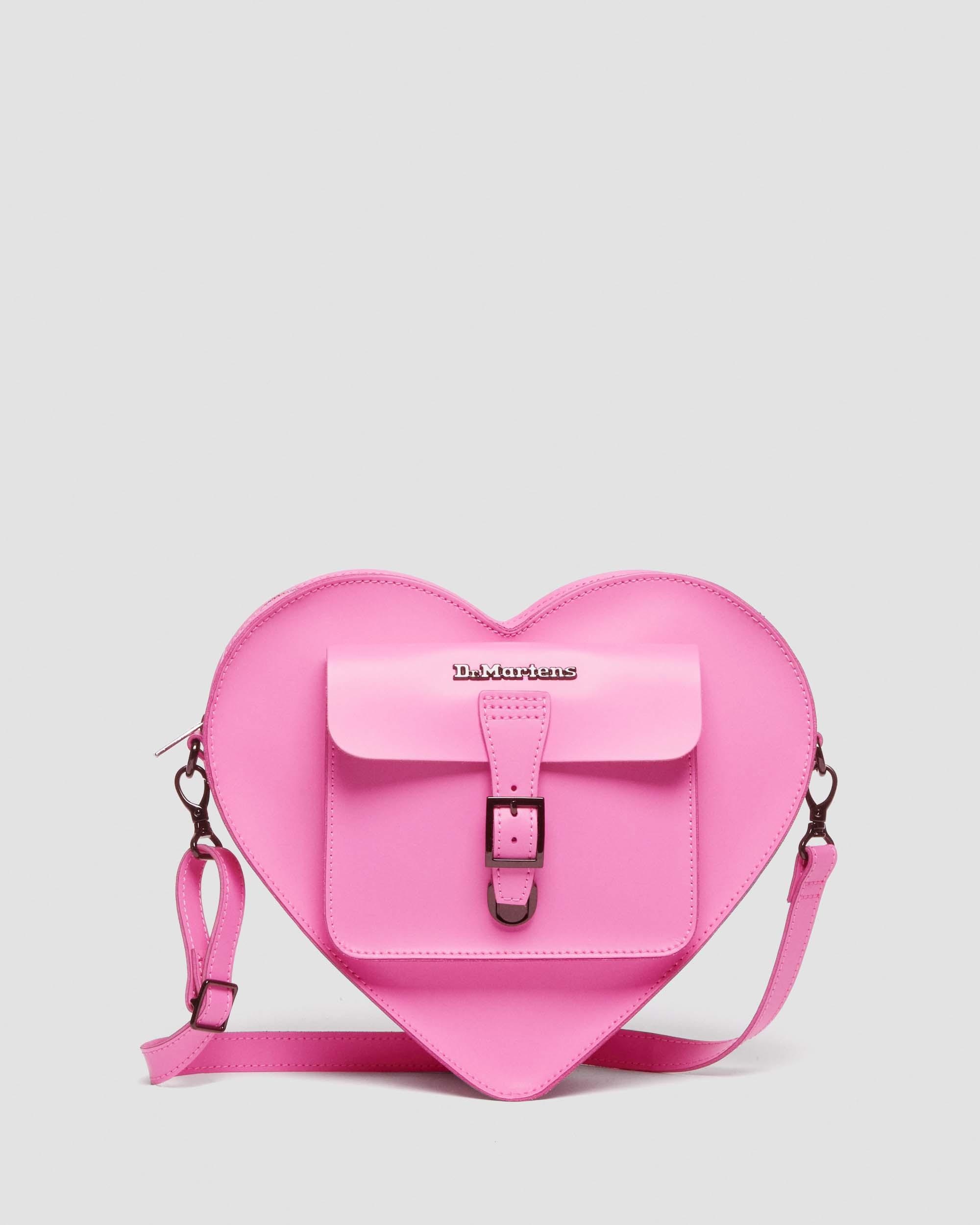 Heart Shaped Hardware Kiev Leather Bag - 1