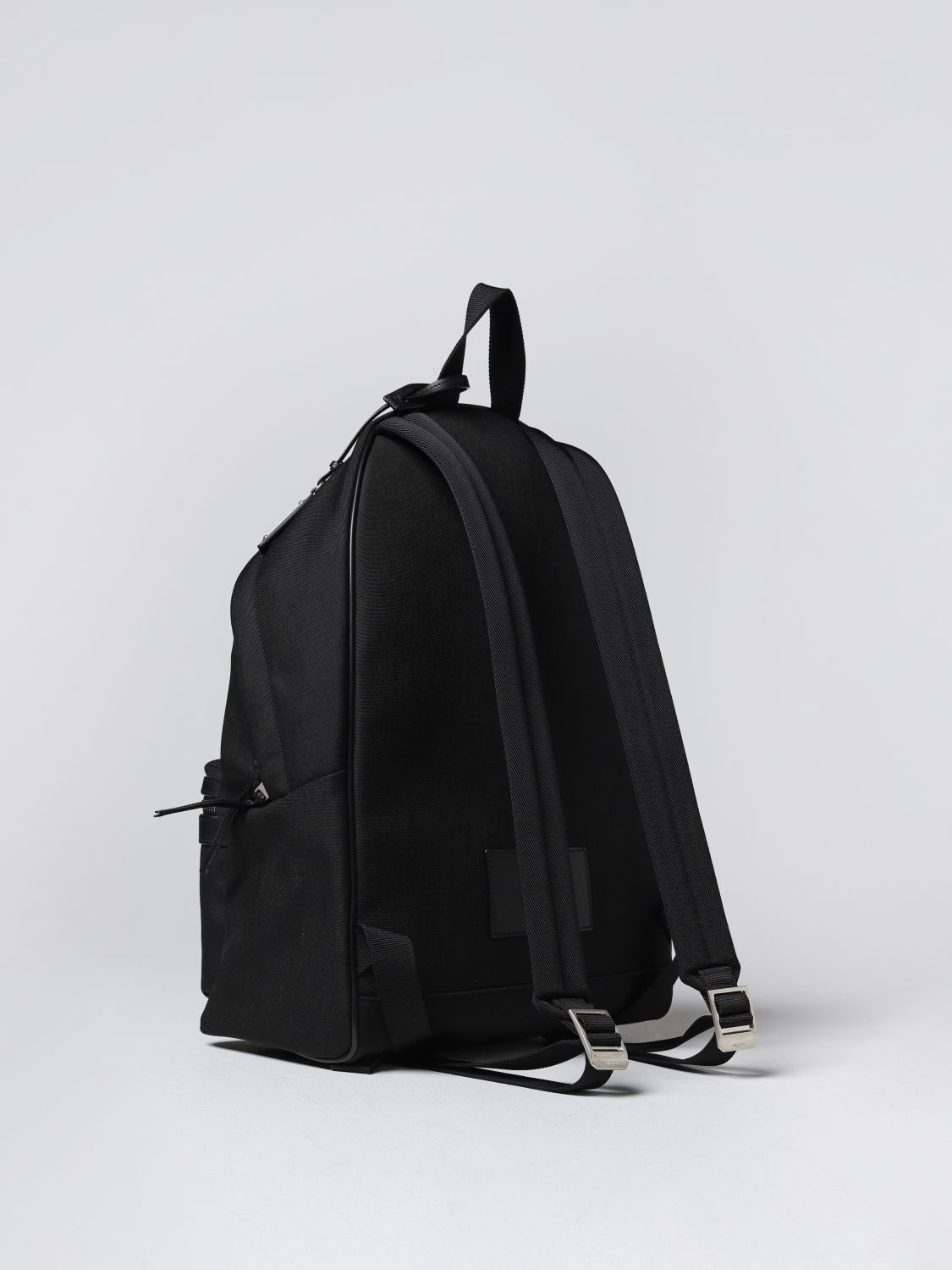 Saint Laurent backpack in cotton and leather - 2