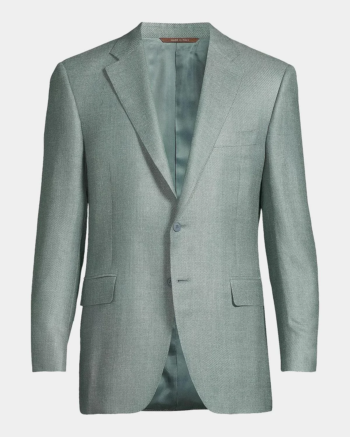 Lux Solid Diagonal Weave Sportcoat - 1