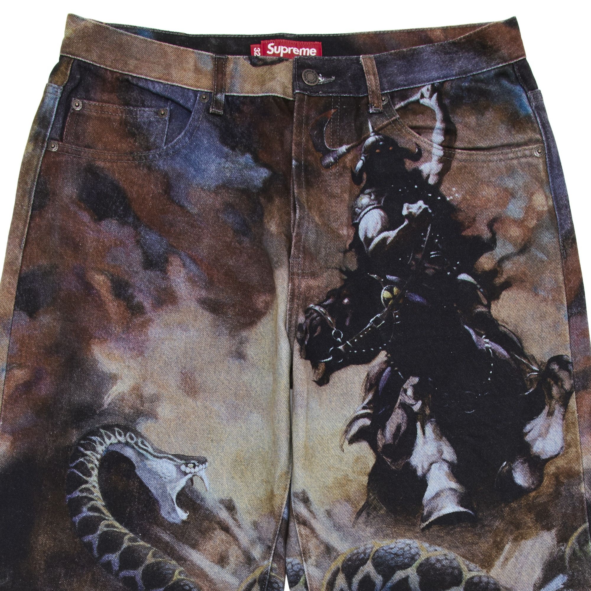 Supreme x Frank Frazetta Loose Fit Jean 'Multicolor' - 3