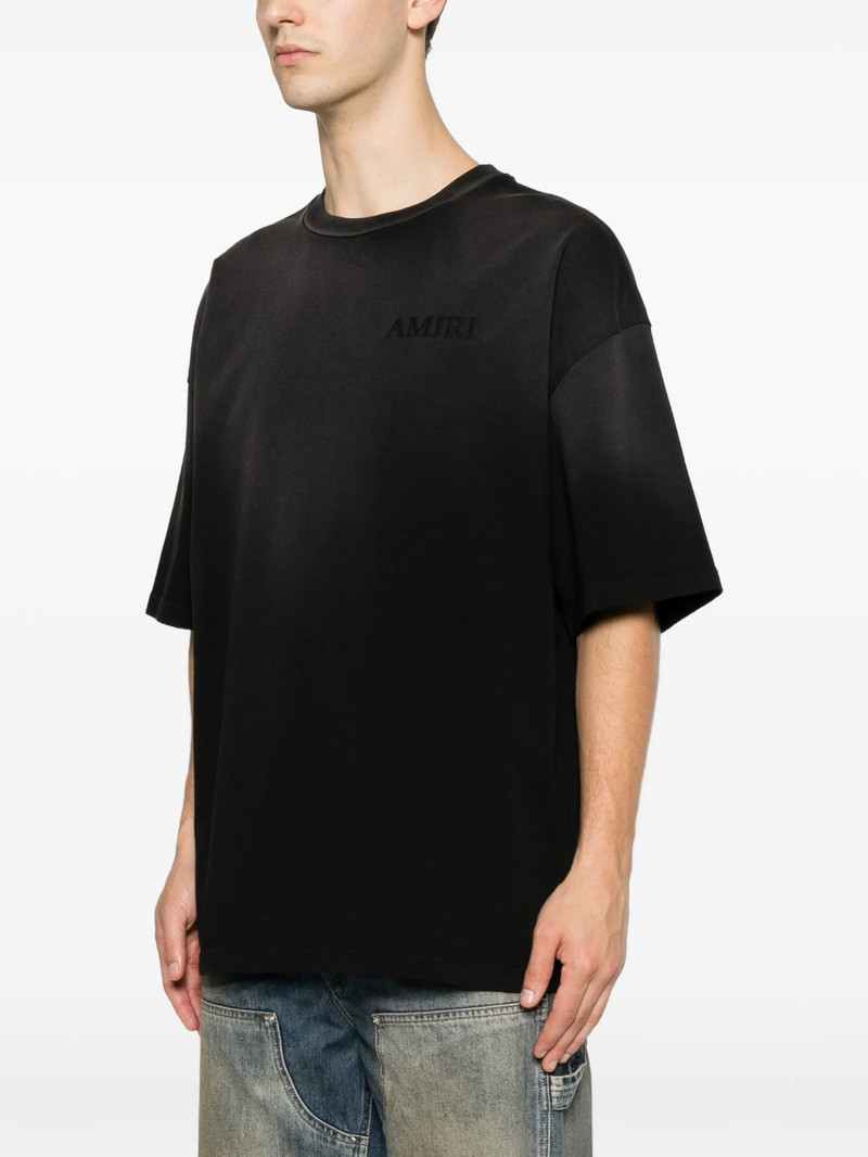 AMIRI Amiri Bandana-print Logo-embroidered T-shirt outlook