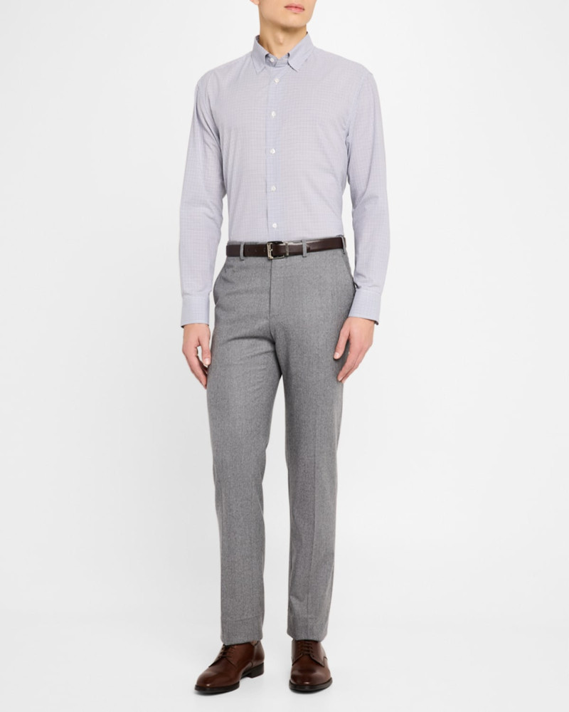 Brioni Men's Cotton Micro-Check 스포츠 셔츠 outlook
