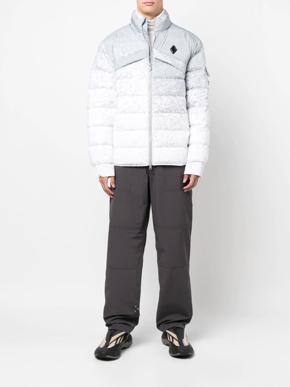 logo padded jacket - 2