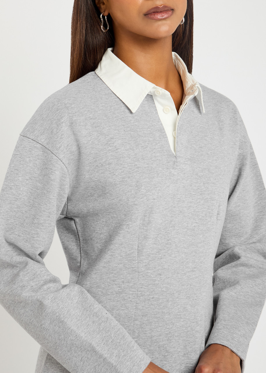 JW Anderson Long Sleeve Polo Cotton-blend Mini Dress - 5