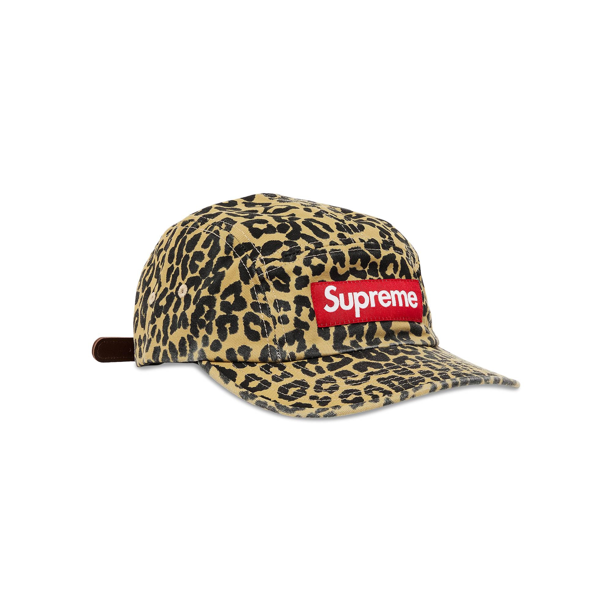 Supreme Supreme Washed Chino Twill Camp Cap 'Leopard' | REVERSIBLE