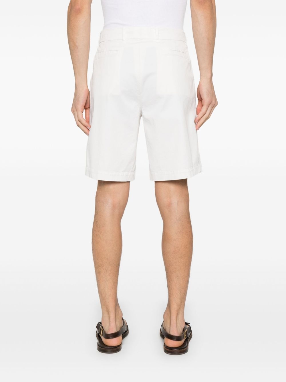 twill-weave shorts - 4