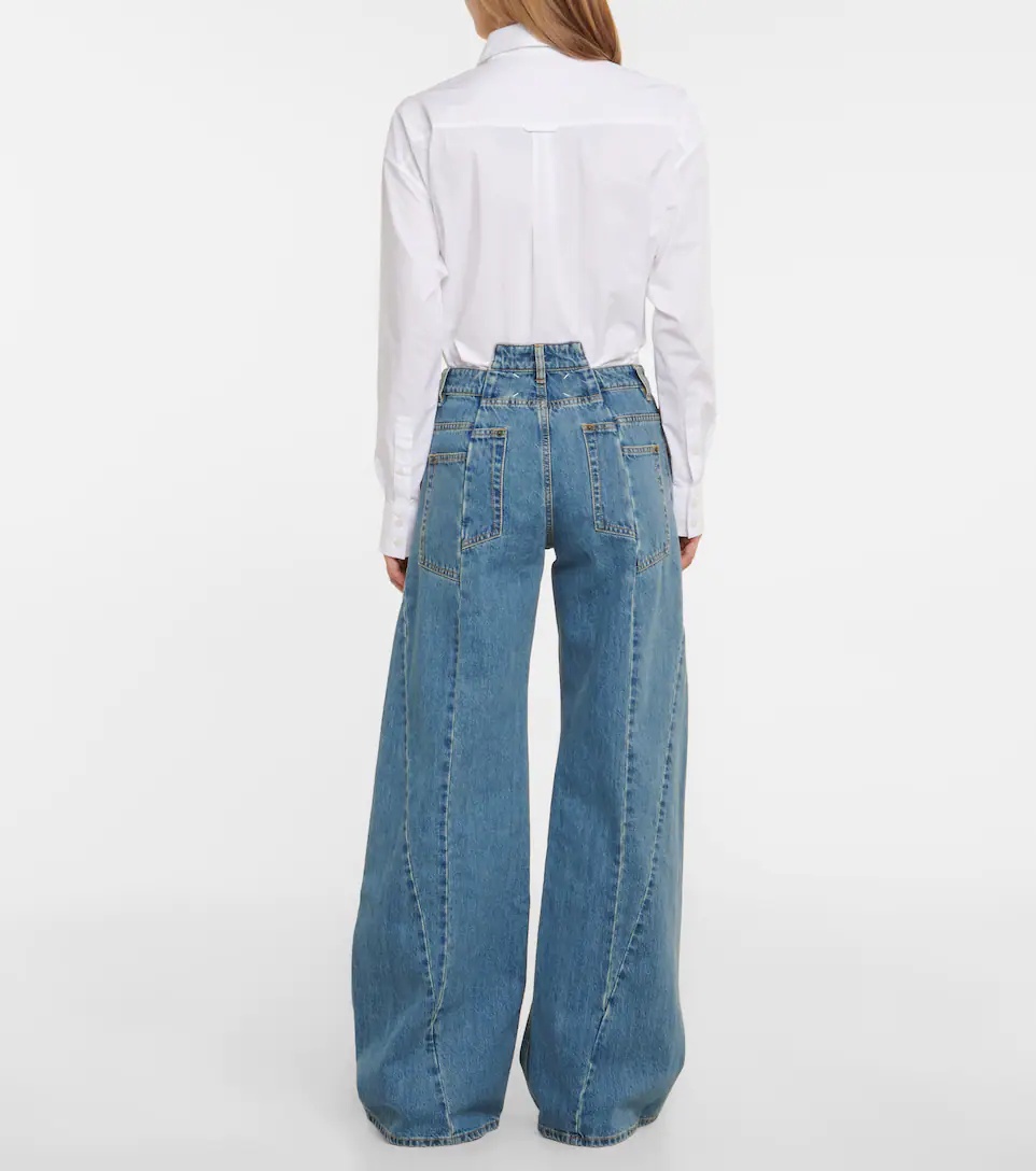 Décortiqué high-rise wide-leg jeans - 3