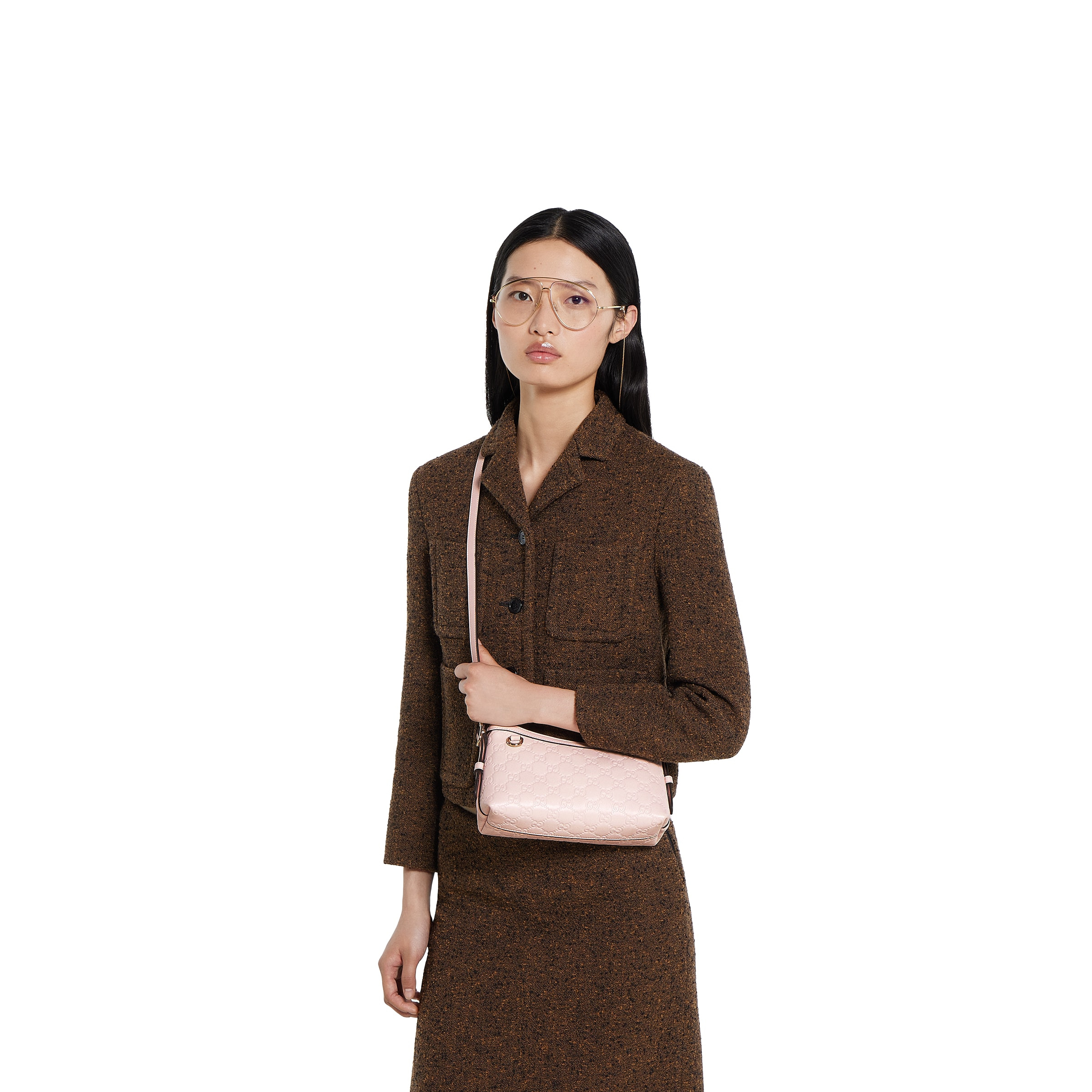 GG Emblem small shoulder bag - 4